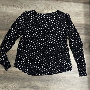 Sanctuary Midnight Dot Blouse